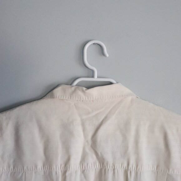 Tommy Bahama Mens Cream Sz S 100% Silk Buttoned‎ Camp Collared Vacation Top - Picture 6 of 15